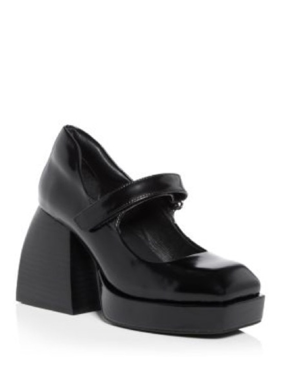 Jeffrey Campbell Shoes - Jeffrey Campbell Black Patent Mary Jane Platform Heels